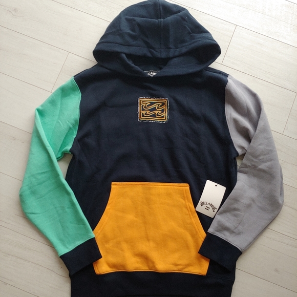 Billabong NEW United Pullover Hoodie NAVY
